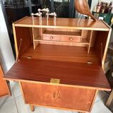 Vintage Jentique teak secretary desk