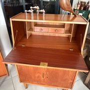 Vintage Jentique teak secretary desk