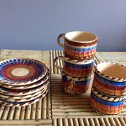 Lot de 5 tasses à café en ceramique