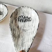 Vintage french 1960s 2x salins tolede - toledo serving bowls black olive