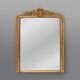 Large French antique gilt wooden chimney mirror, ca 1890