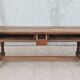 Farm table in walnut