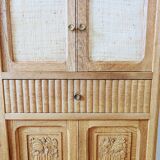 Solid oak Art Deco sideboard