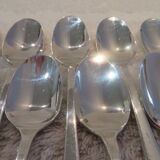 12 Christofle Concorde silver-plated mocha spoons, 10.1 cm