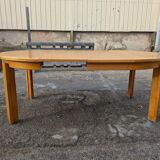 Dining table in elm from 1980