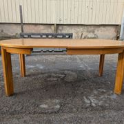 Dining table in elm from 1980