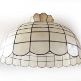 Giant mother-of-pearl mica pendant light