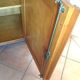 Two-piece sideboard in varnished pine