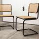 Pair of black Breuer B32 chairs restored, new stamps