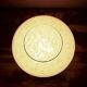 Clichy glass table lamp with a golden trim