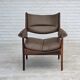 1970s, Danish design by Kristian Vedel, highback armchair model "Modus".