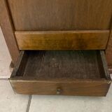 Vintage solid wood bread box