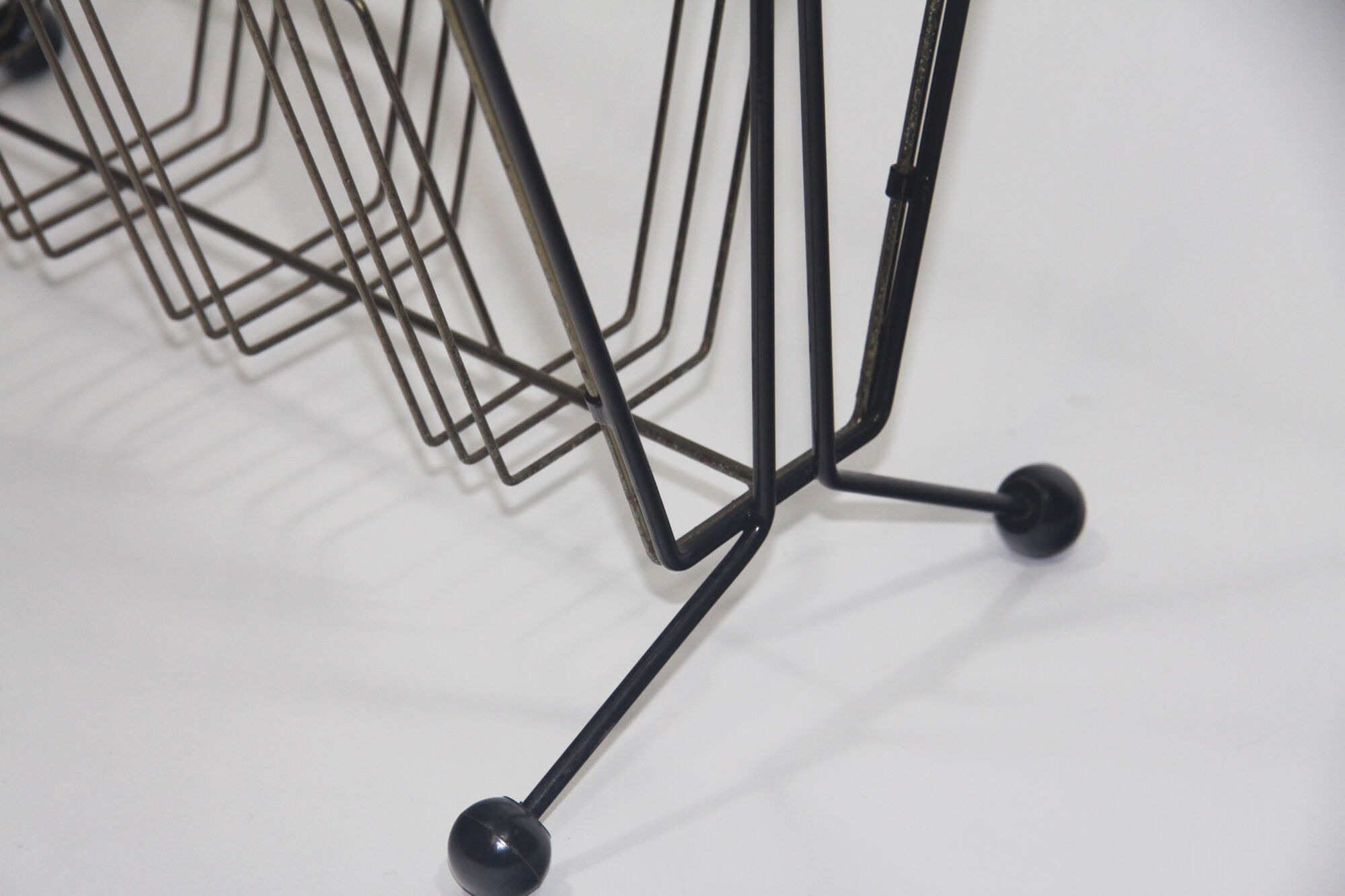 Metal newspapers rack,holder,  1960's