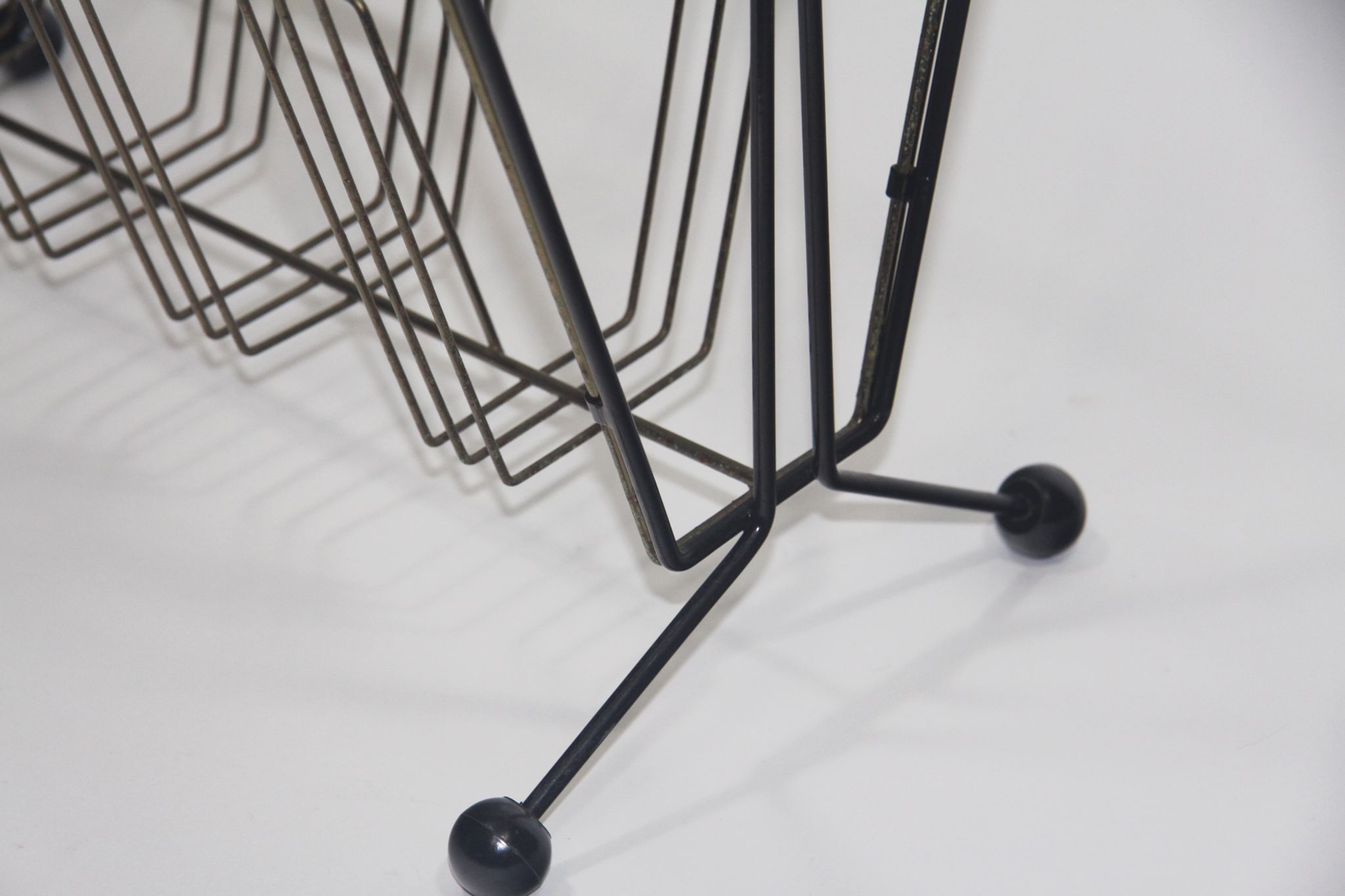 Metal newspapers rack,holder,  1960's