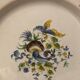 Plate Emile Galle Saint Clément around 1900