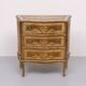 Italian Vintage Wooden Florentine Chest Of Drawers 1970s