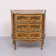 Commode florentine vintage en bois italienne des années 1970