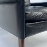 Vintage Retro Danish High Back Armchair Designed by H.Olsen Denmark 1960s