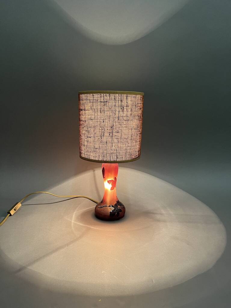 lampe la rochere pate de verre