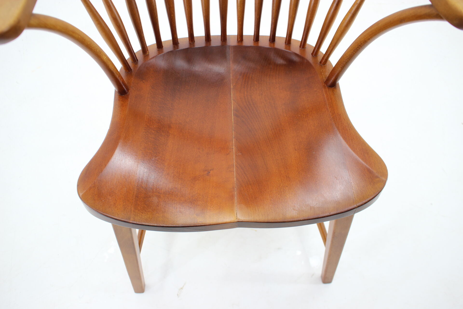 1940s Fritz Henningsen Windsor Oak Chair model CH 18A,Denmark