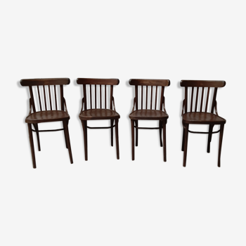 4 chaises bistrot anciennes