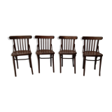 4 old bistro chairs