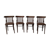 4 old bistro chairs