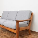 Mid-century danish teak sofa by Juul Kristensen, 1960s