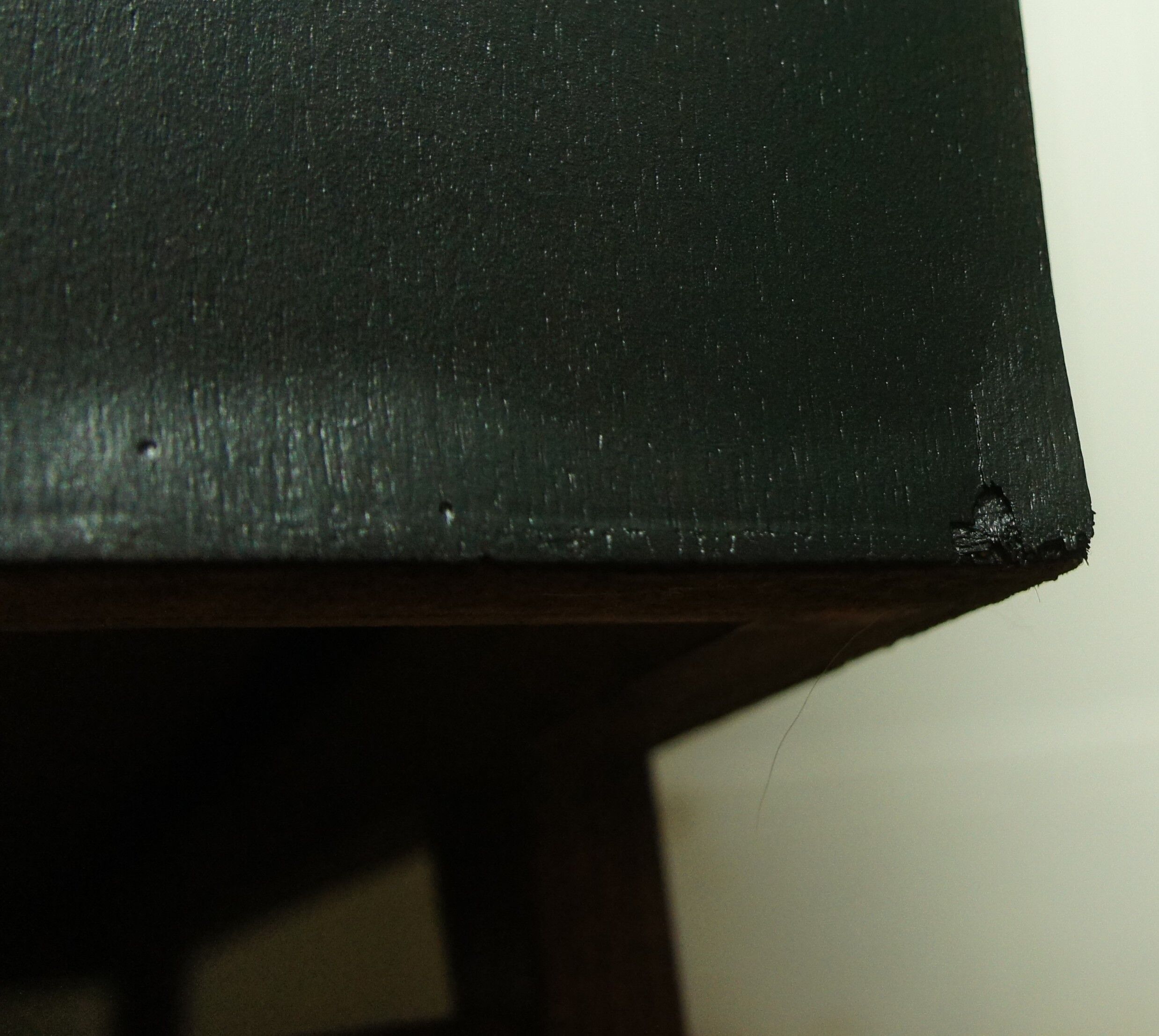 Convenient feet compass wood tinted teak 1950