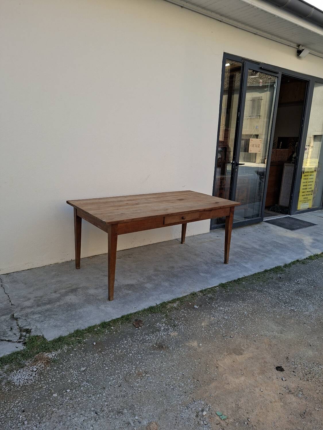 Table de Ferme rustique ancienne fabrication 1900s en Fruitier
