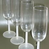 Large champagne flutes