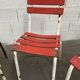 Set of 4 chairs of Café Tolix terrace French bistrot chairs 1960