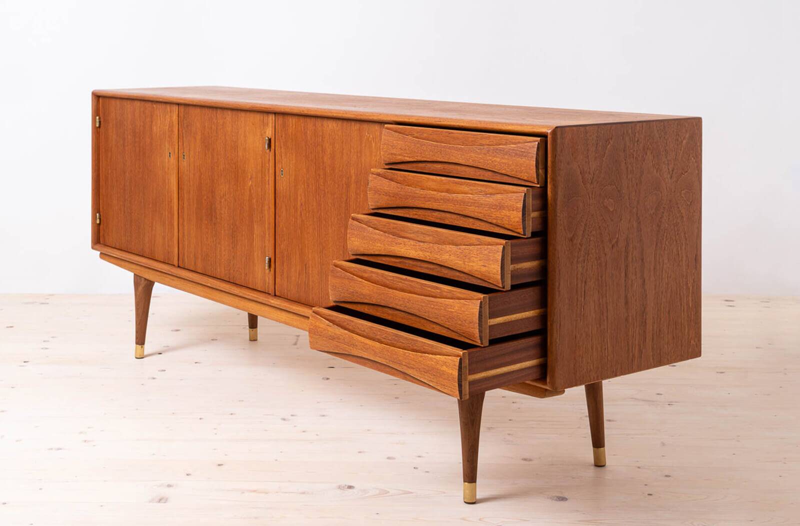 Sven Andersen Sideboard in Teak, Scandinavian Modern, Mid Century Modern, 1950s