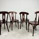 Ensemble de 4 chaises de salle à manger Thonet no.164