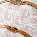 Pink Jouy bed