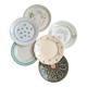 Henriot flat plates, Céranord, Sarreguemines Digoin