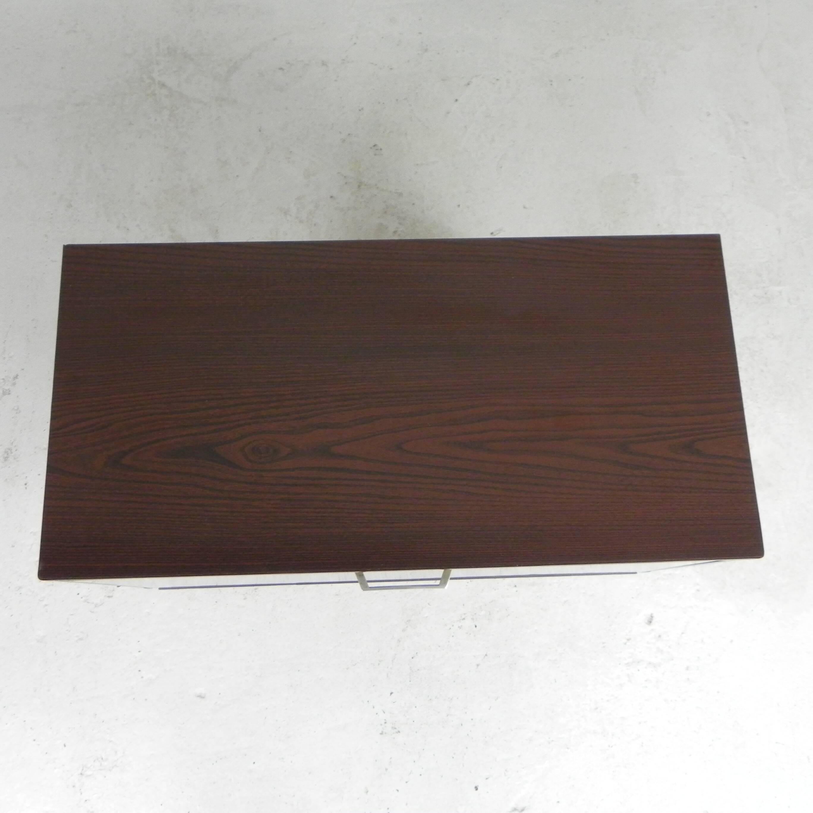 Vintage drinks cabinet, bar on castors, 1960s