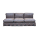 3-seater leather sofa made in the 70s