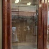 Window furniture in two bodies Napoleon III Mahogany and veneer XIX century