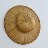 Hat, colonial helmet in bamboo 60s 70s