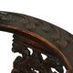 Antique Italian Oak Corner Chair Renaissance Style