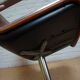 Program 2000 armchair in leather by Delta Design for Wilkhahn, 1960s.