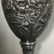 Ewer, Mauro Manetti art foundry, floral embossed decoration and bird's head handle