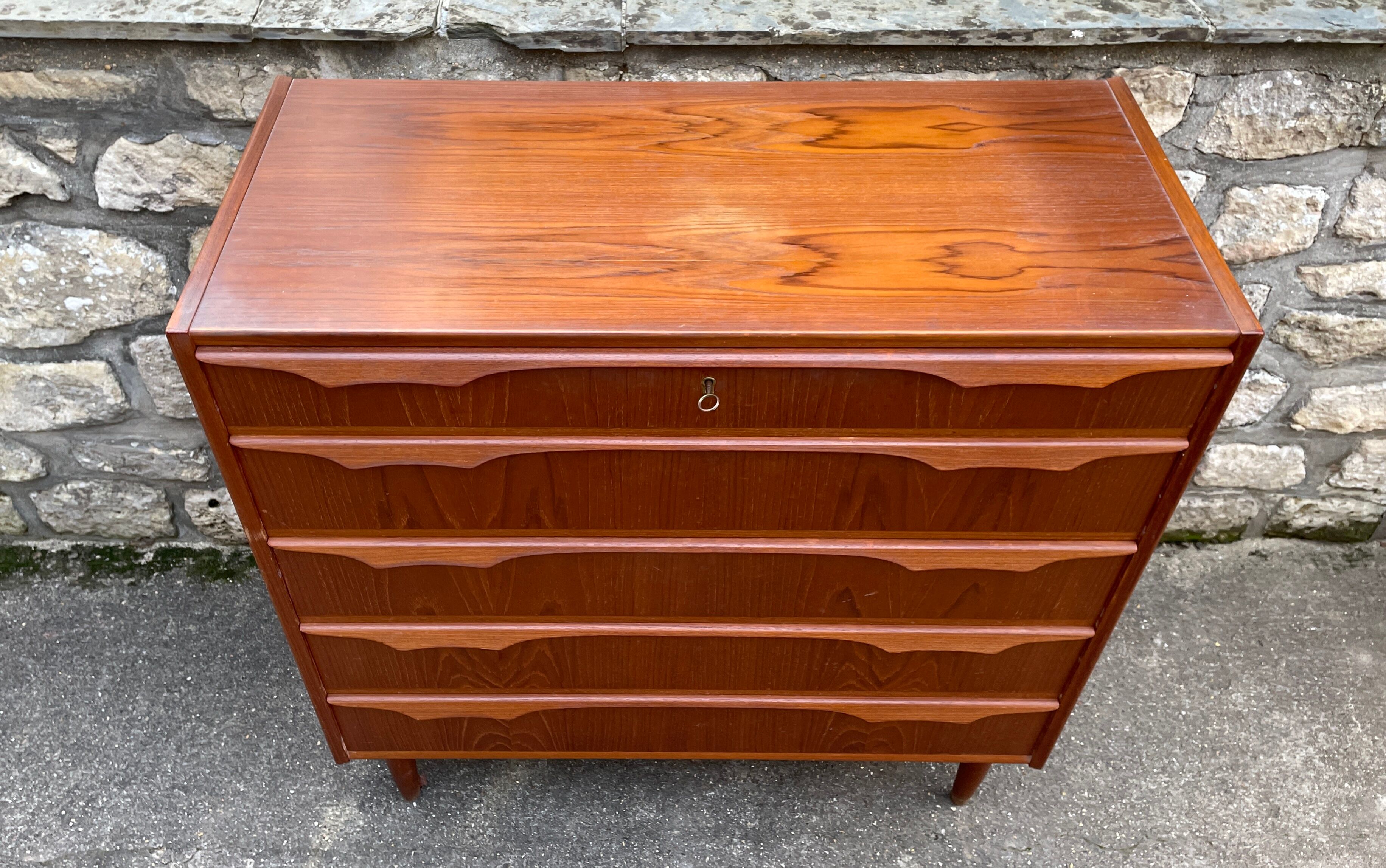 Danish teak chest of drawers for Trekanten 1960's, Denmark
