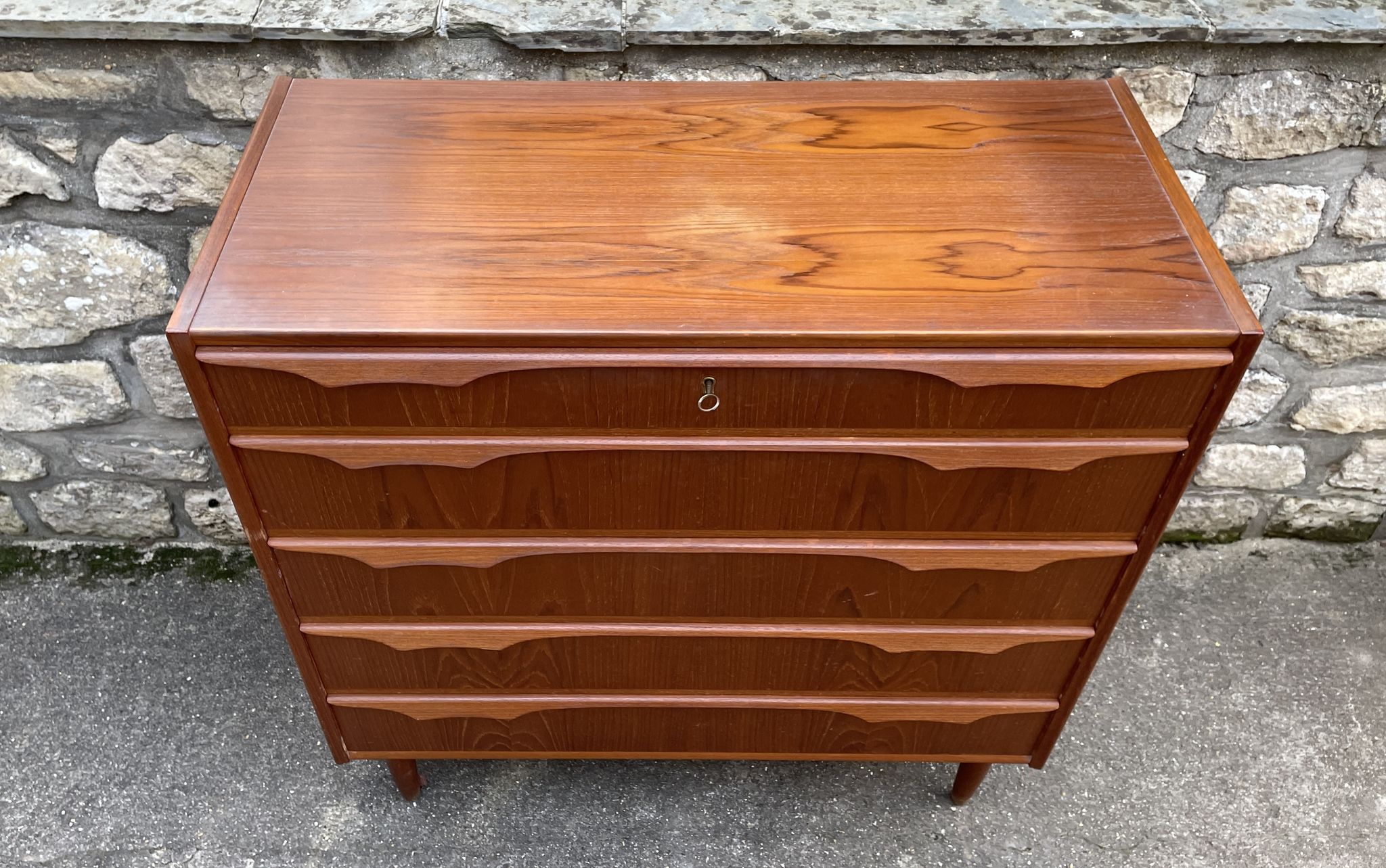 Danish teak chest of drawers for Trekanten 1960's, Denmark
