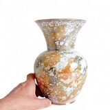 Mid-Century Modern Handmade Porcelain Vase by Hispania CH, 1970s