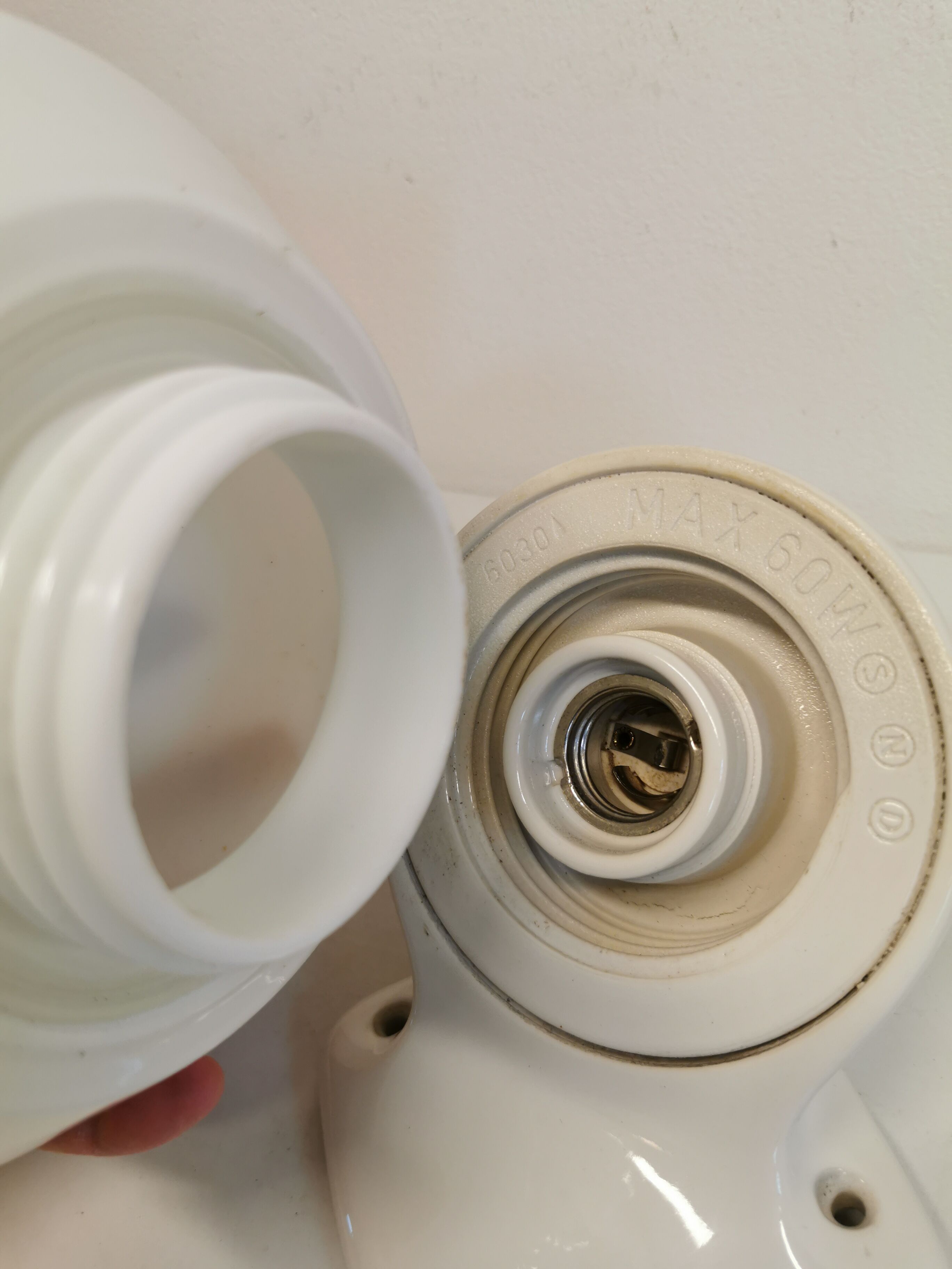 Sigvard Bernadotte, IFÖ Electric, wall bathroom lamp, Swedish design from the 1960-70s