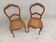 Set of 2 cane chairs