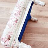 Old Footrest Toile de Jouy to restore