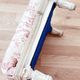 Old Footrest Toile de Jouy to restore
